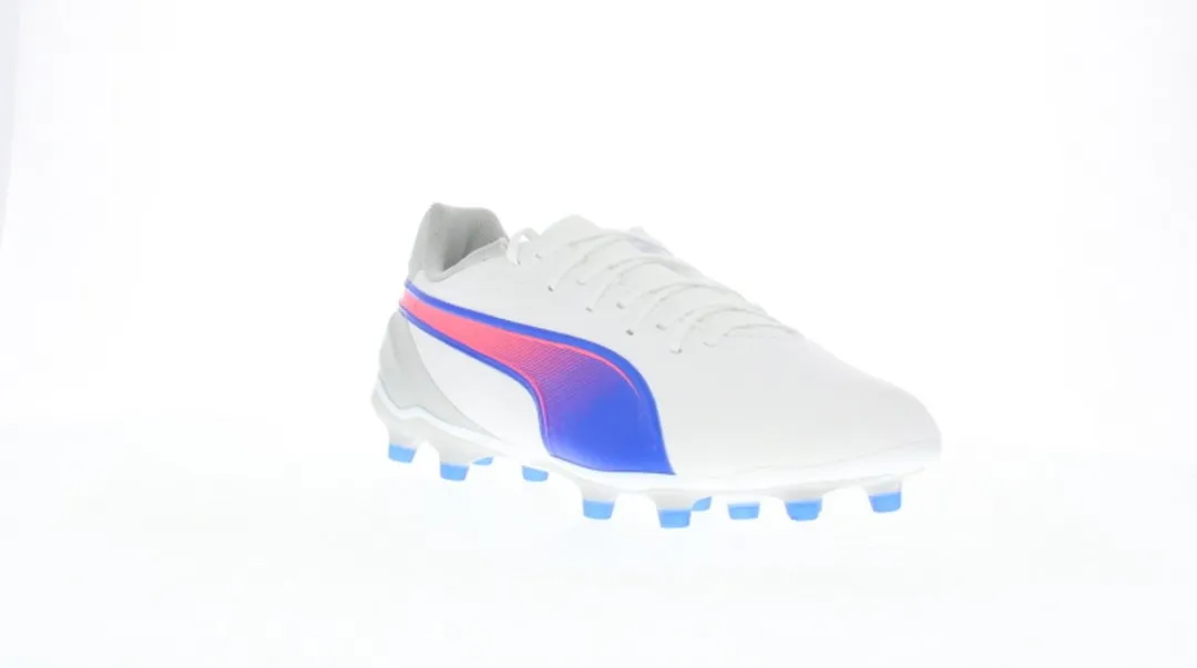 PUMA King Match FG/AG Voetbalschoenen 44 - Wit