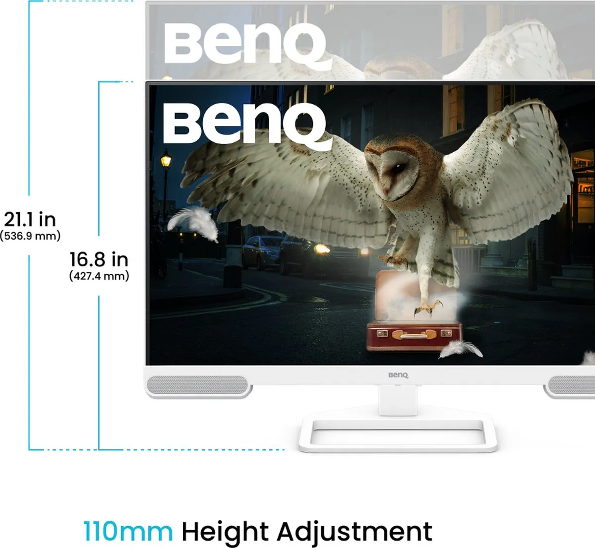 BenQ EW2790U 27" 4K Monitor - 95% P3 Kleur - USB-C 65W