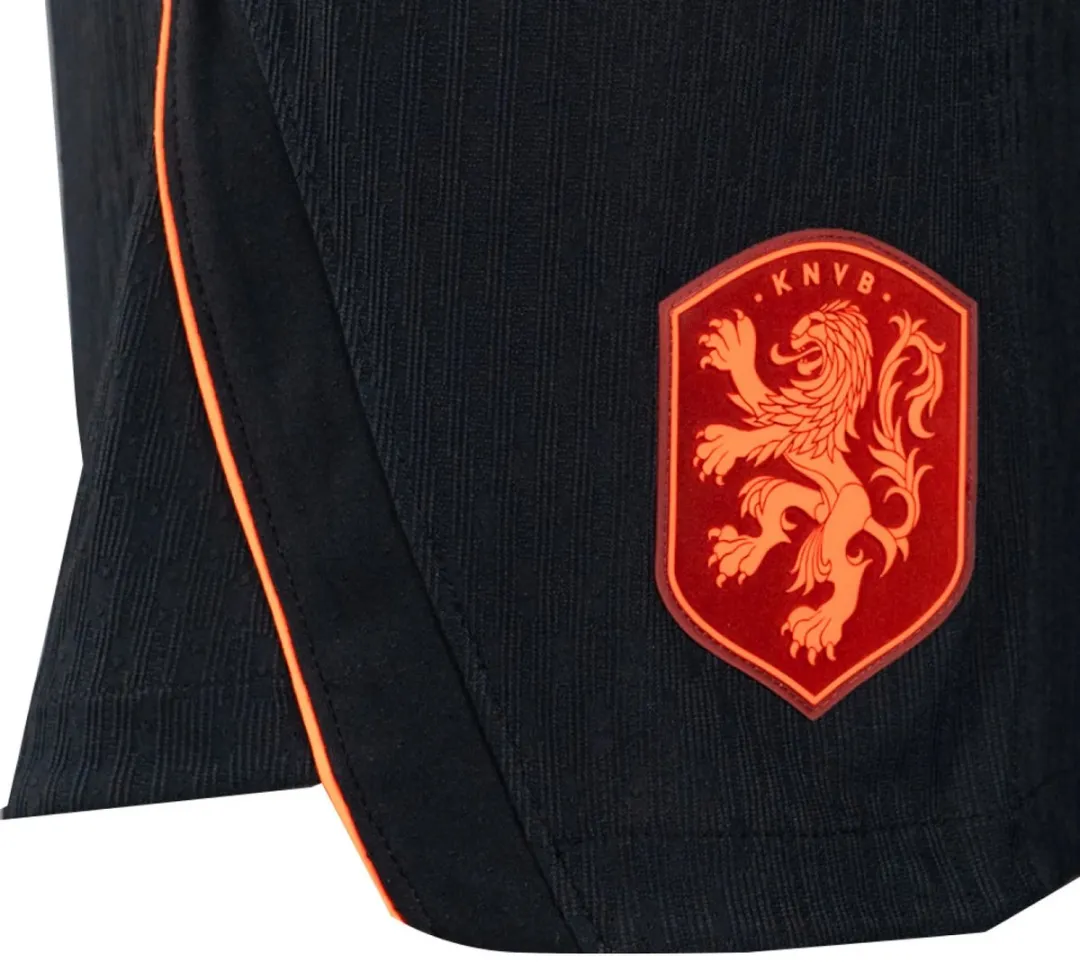 Nike Nederlands Elftal Thuisbroekje 2026-2028 - Short - Maat L - Zwart/Oranje