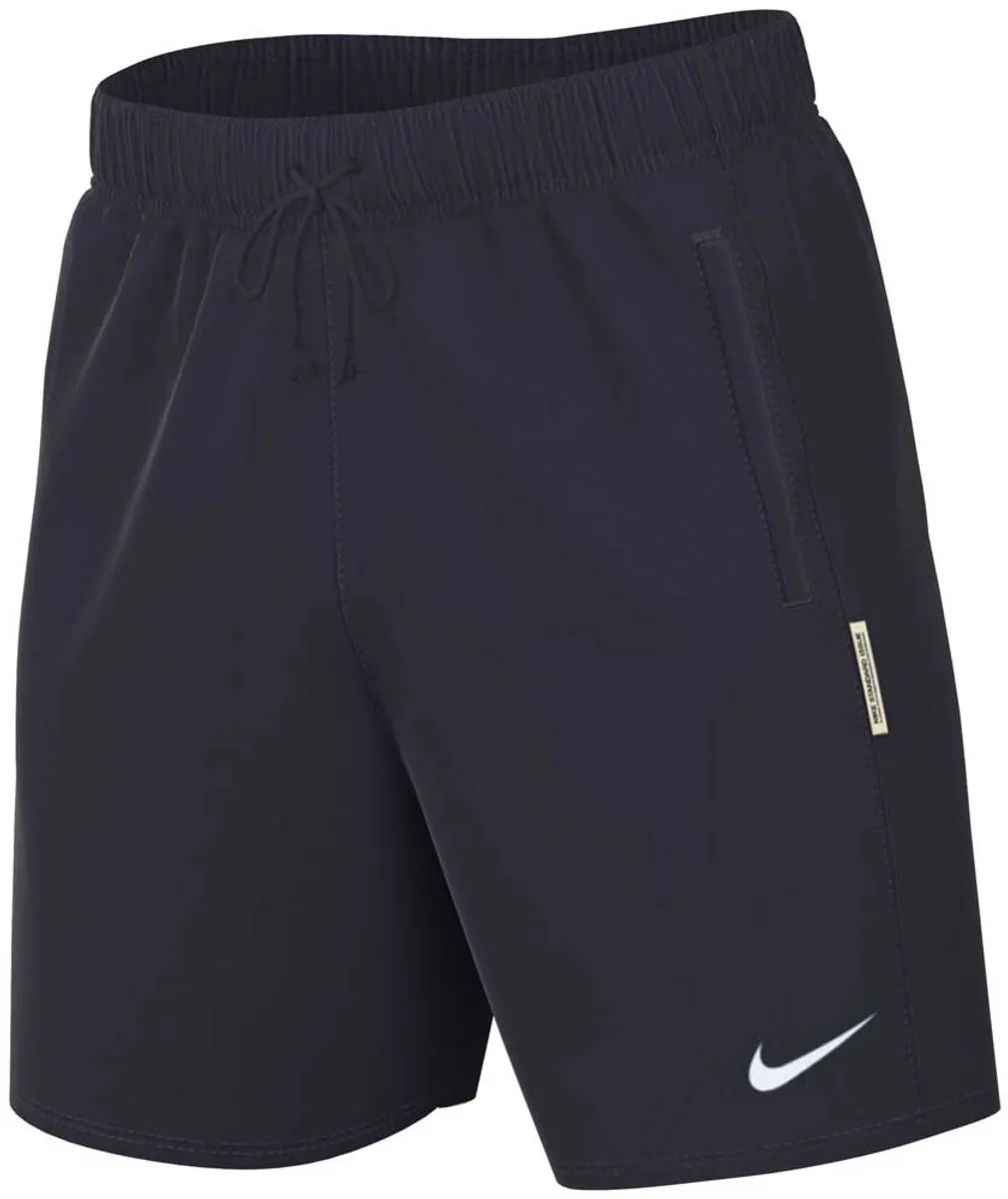 Nike Dri-FIT SI FLC 8 Korte Broek - S - Obsidian/White