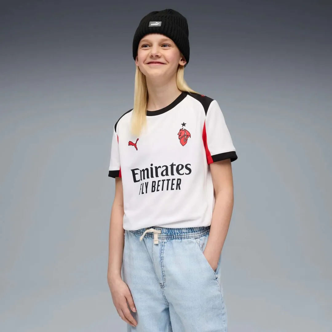 PUMA ACM Away Jersey Replica Jr T-Shirt 164 - Wit