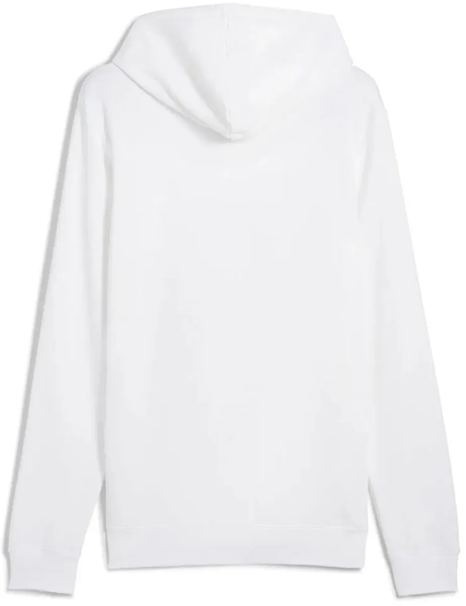 PUMA Essentials No. 1 Logo Fleece Hoodie Heren - Maat S - Wit/Zwart