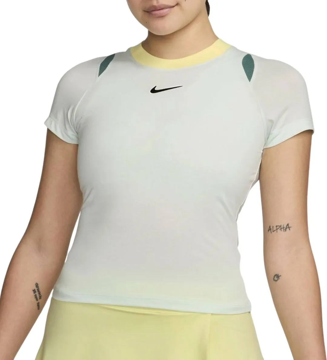 Nike Court Advantage Shirt Dames L - HQ2994-010