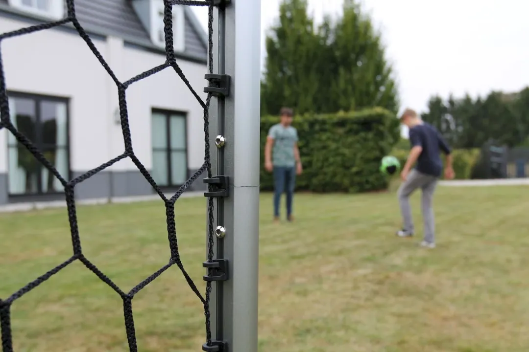 EXIT Scala Grondankers Voetbaldoel Accessoire - 2 Stuks Grijs
