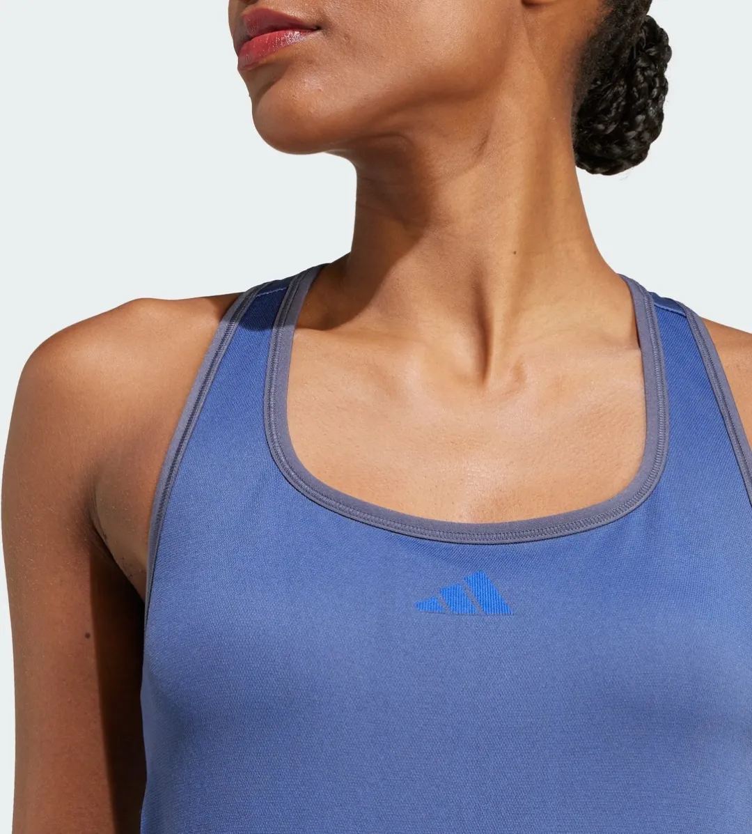 adidas Performance AEROKNIT Tanktop IX0491 - Blauw - XL