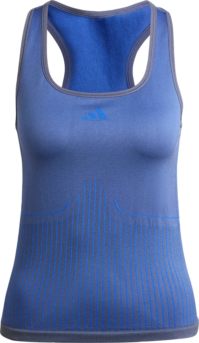 adidas Performance AEROKNIT Tanktop IX0491 - Blauw - XL