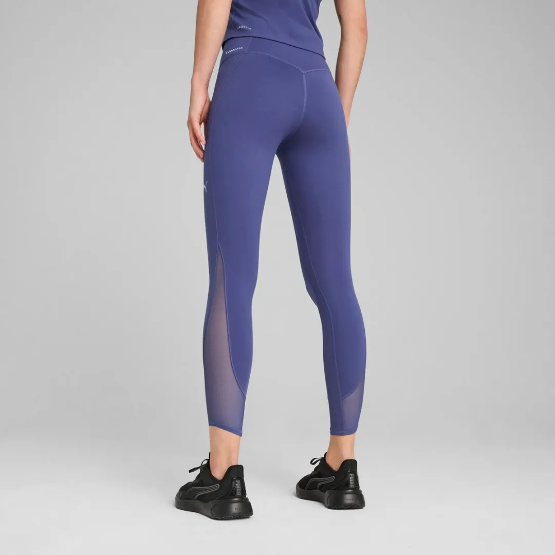PUMA Cloudspun Soft Mesh High Waist 7/8 Tight - S - Blauw