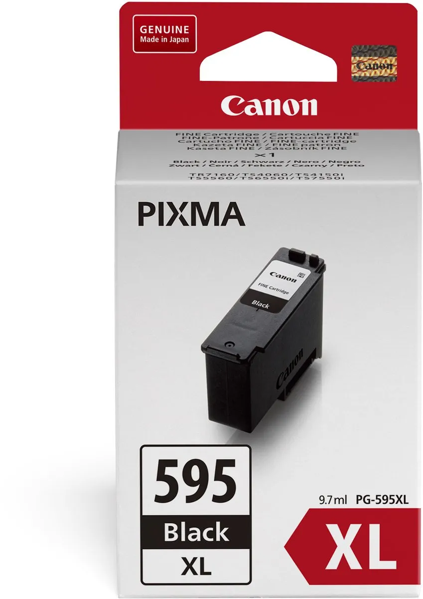 Canon PG-595XL Inktcartridge - Zwart