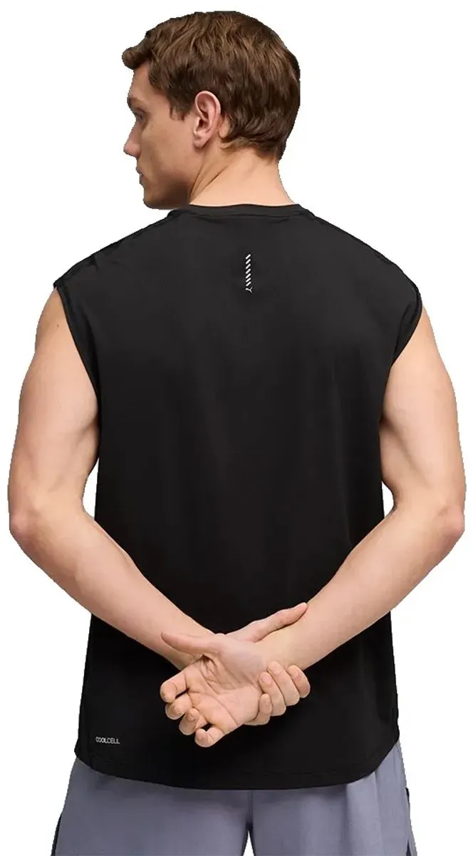 PUMA Coolcell Mouwloos T-shirt XS - Zwart