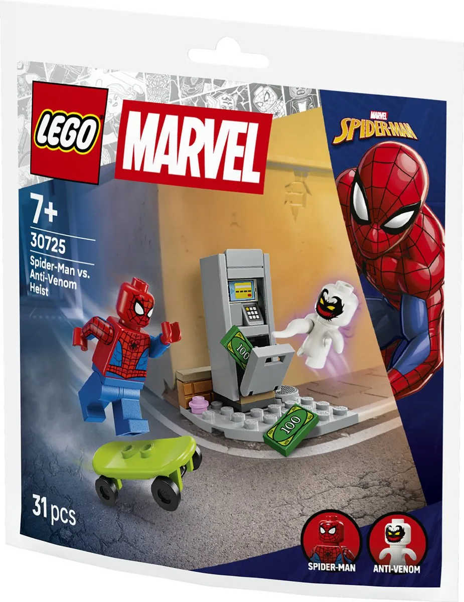 LEGO Super Heroes Spider-Man vs. Anti-Venom Overval 30725 - 31 Stukken
