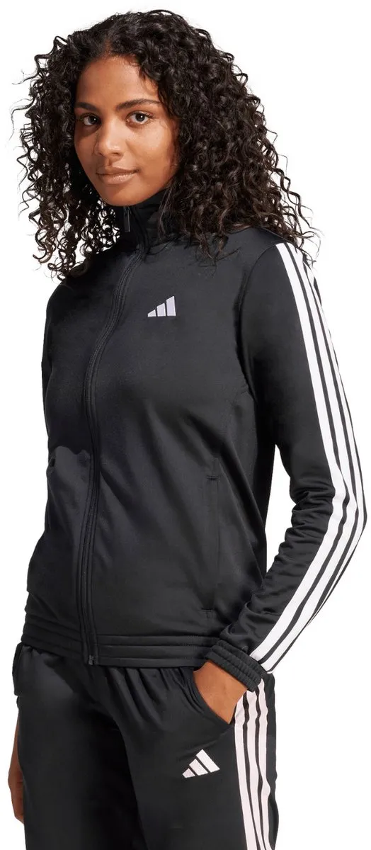 adidas Essentials Tricot 3-Stripes Trainingsjack - Zwart - Maat M