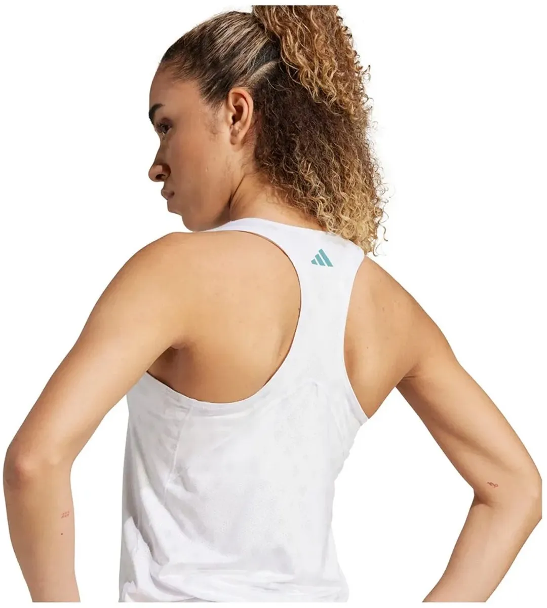 Adidas Club Climacool Mouwloos T-shirt Wit S - afbeelding 6 van 6