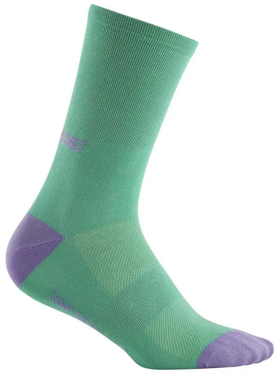 Cube High-Cut Blackline Fietssokken 40-43 - Groen/Violet