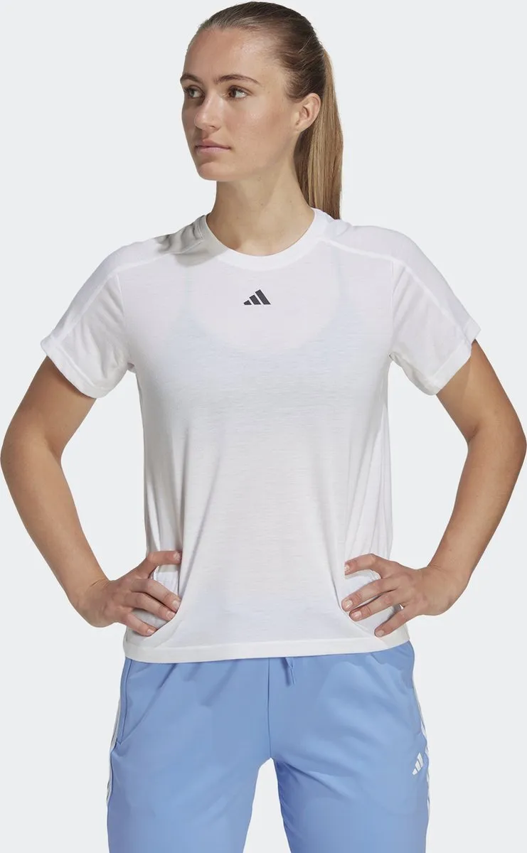 adidas Performance AEROREADY Train Essentials T-shirt HR7796 - Wit - L