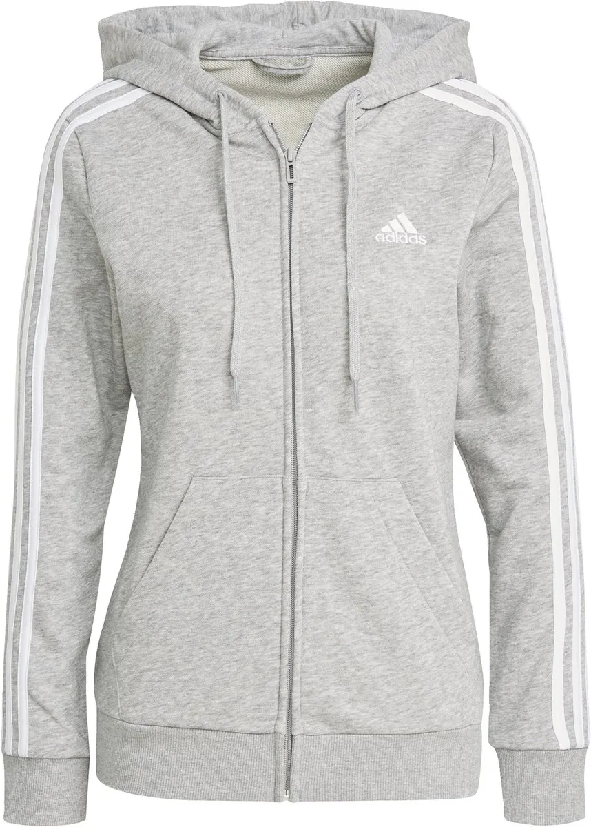 adidas Essentials French Terry Ritshoodie GL0802 - Grijs