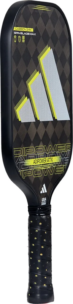 Adidas Adipower Attk 3 Pickleballracket - L0 - Lime - afbeelding 6 van 6