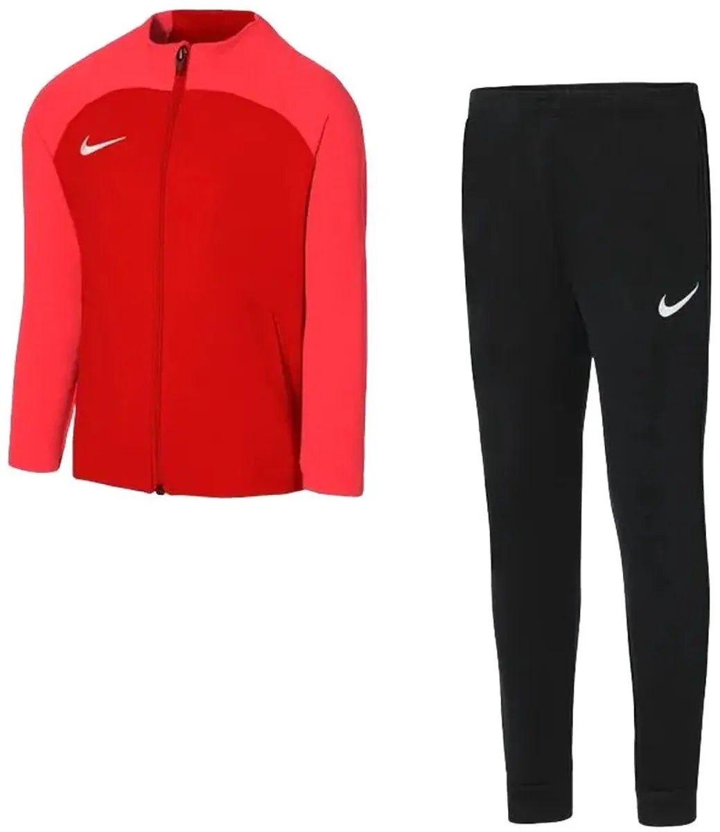 Nike Dri-FIT Trainingspak DJ3363 - Maat 110 - Rood/Zwart