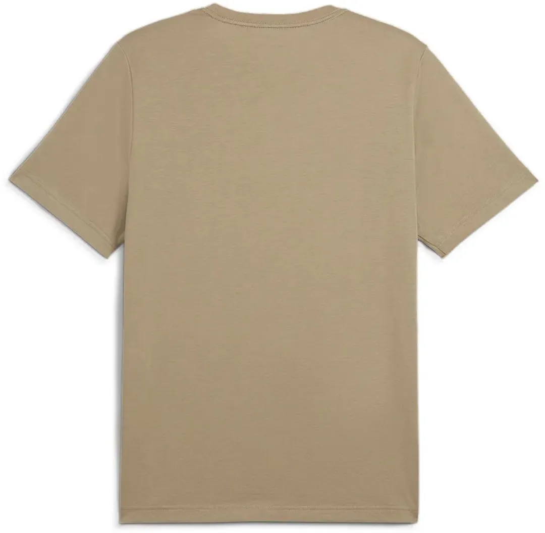 PUMA Ess Logo T-shirt - M - Beige