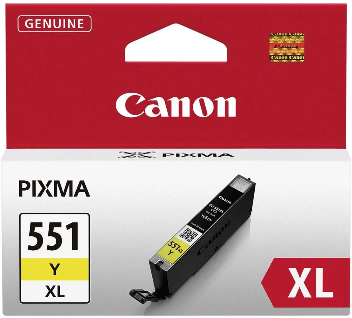 Canon CLI-551XL Inktcartridge Geel - 695 pagina's