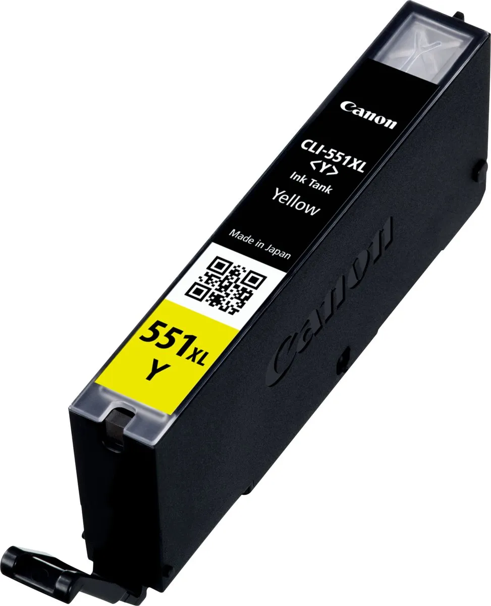 Canon CLI-551XL Inktcartridge Geel - 695 pagina's