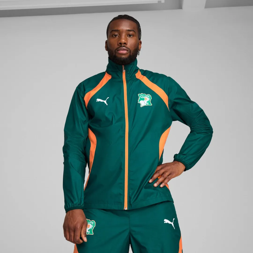 PUMA Prematch Trainingspak Côte d'Ivoire CAN 2025 - XS - Groen