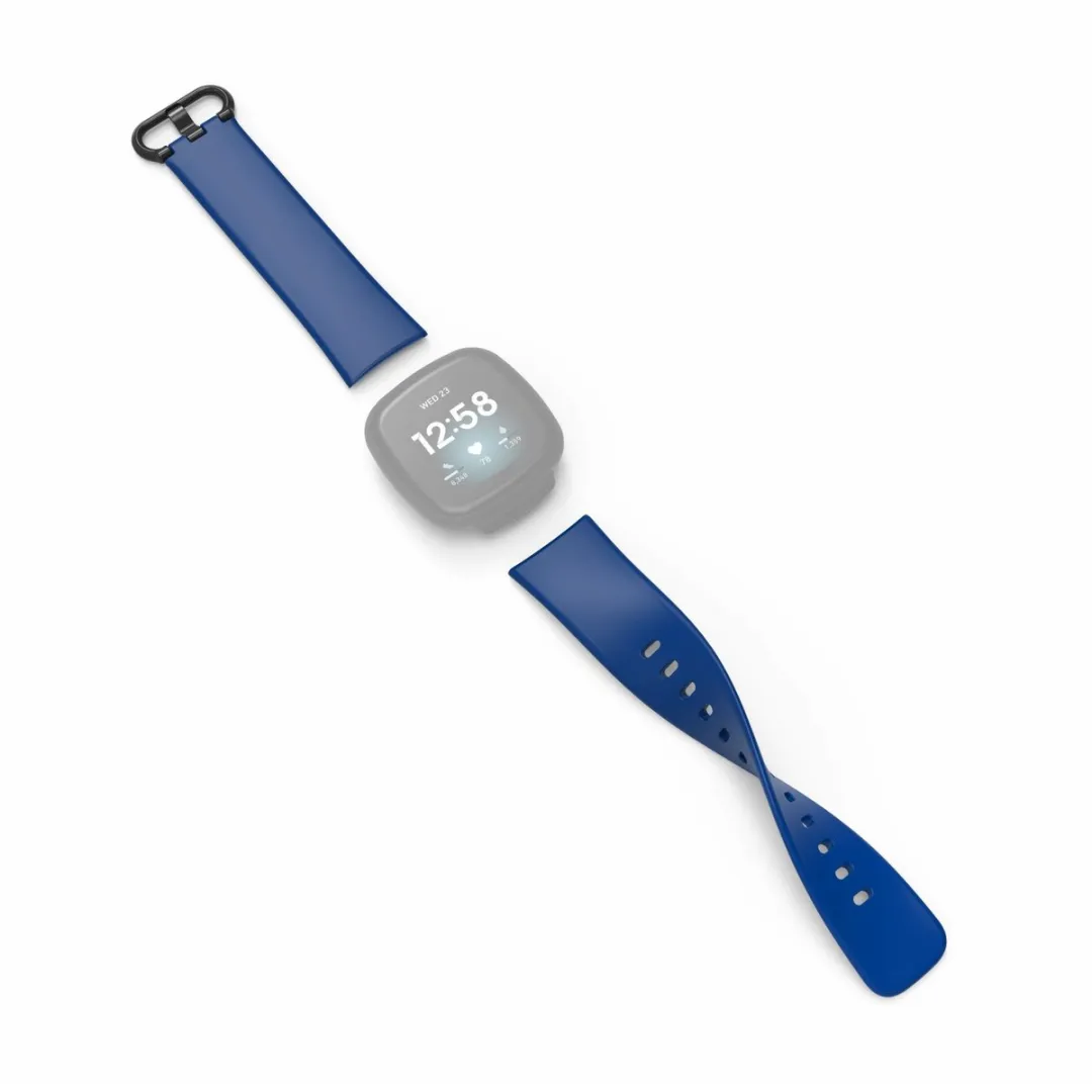 Hama Polsband Fitbit Versa 3/Sense - Donkerblauw - 00086244