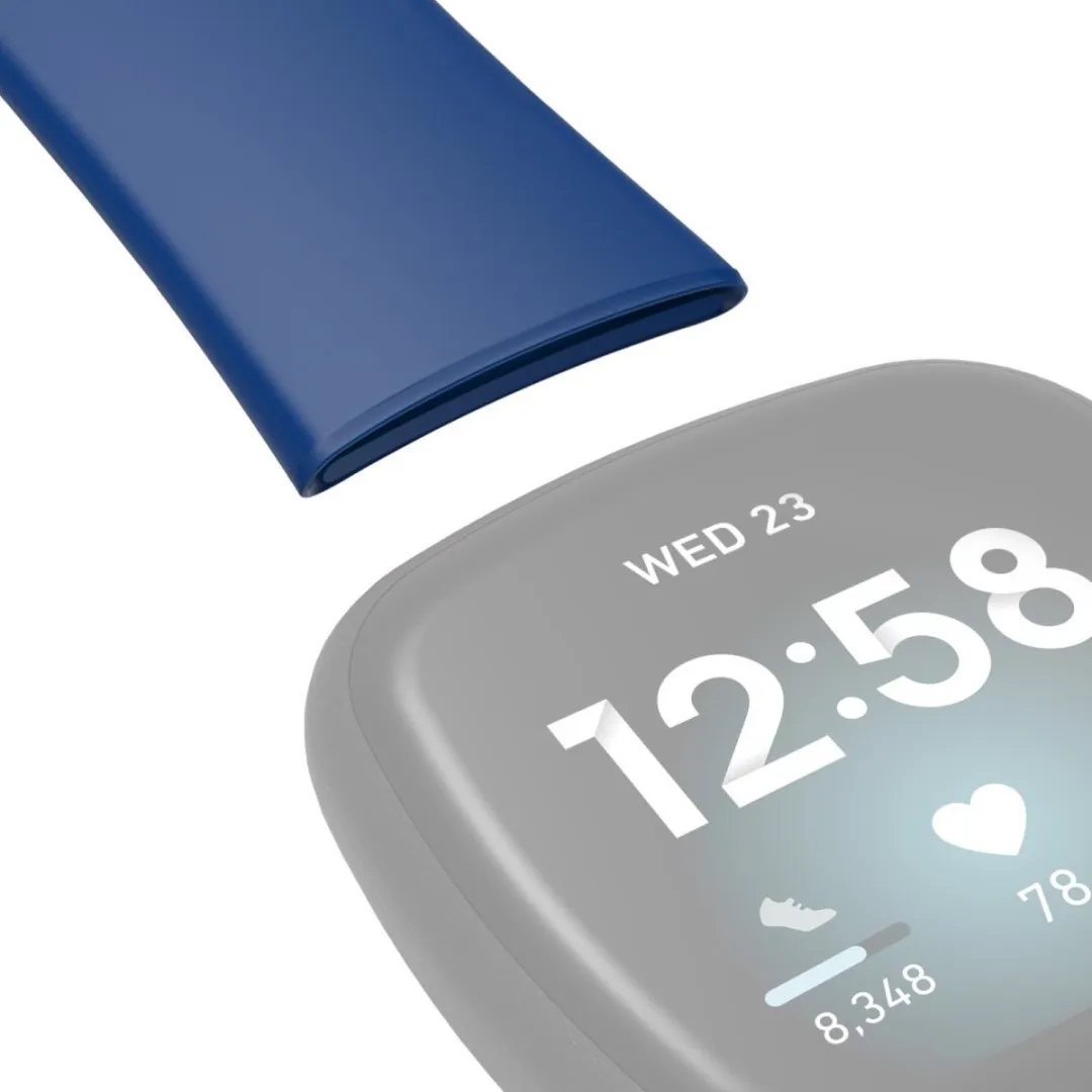 Hama Polsband Fitbit Versa 3/Sense - Donkerblauw - 00086244