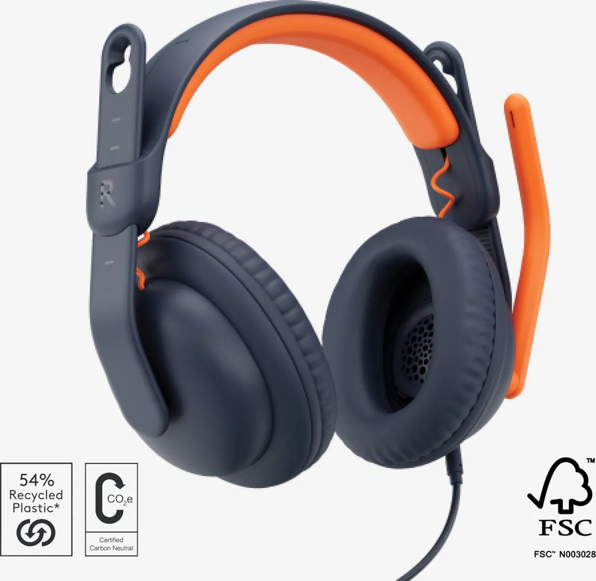 Logitech Zone Learn 981-001383 Headset - Blauw/Oranje