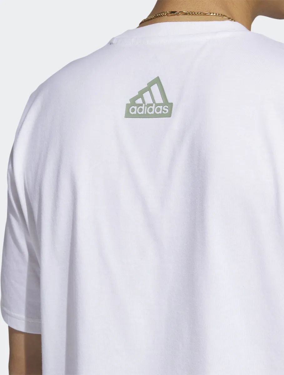 adidas Sportswear City Escape Graphic Pocket T-shirt H49665 - M - Wit