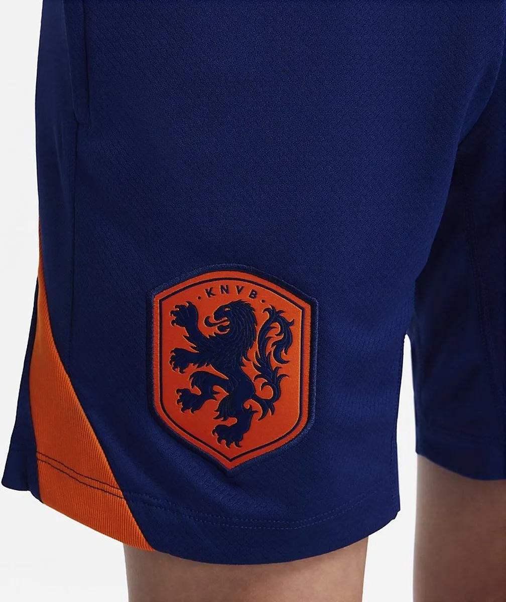 Nike Strike Short Junior Trainingsbroek XL - Blauw/Orange - FJ3049-455