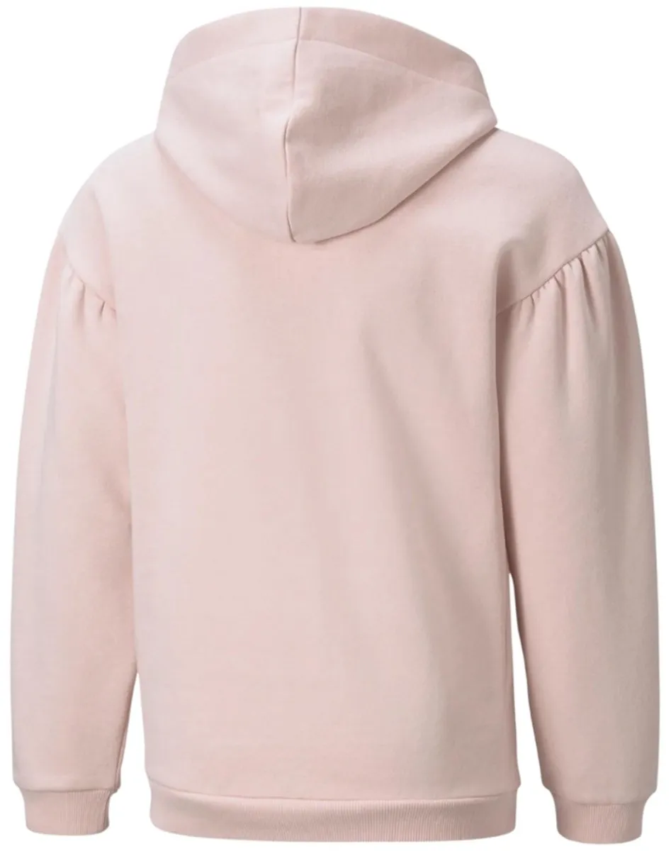 PUMA Alpha Hoodie FL Meisjes - Roze Maat 164