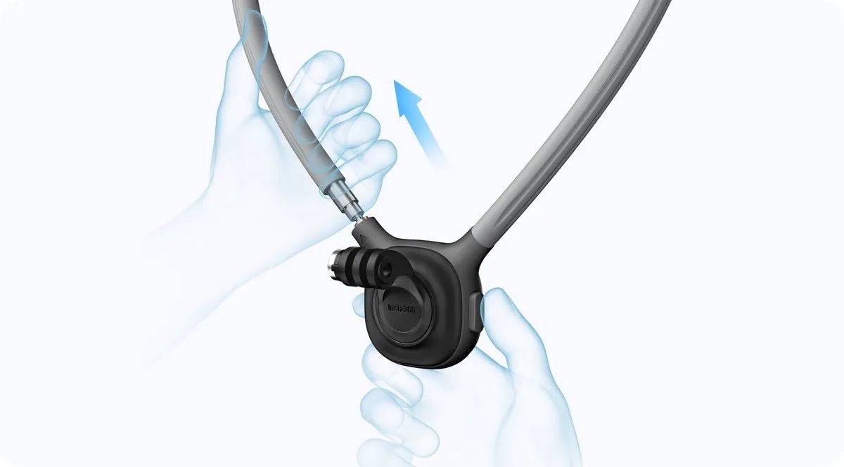 Insta360 Neck Mount CINSCAVH - Halshouder Grijs