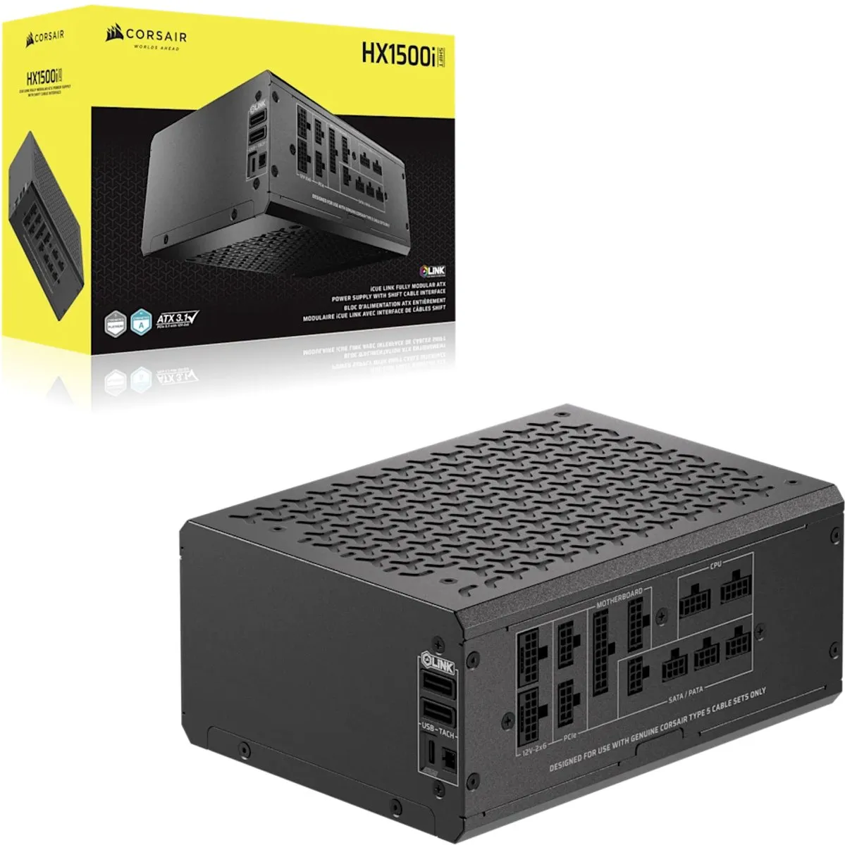 Corsair CP-9020269-EU Voeding 1500W - Zwart