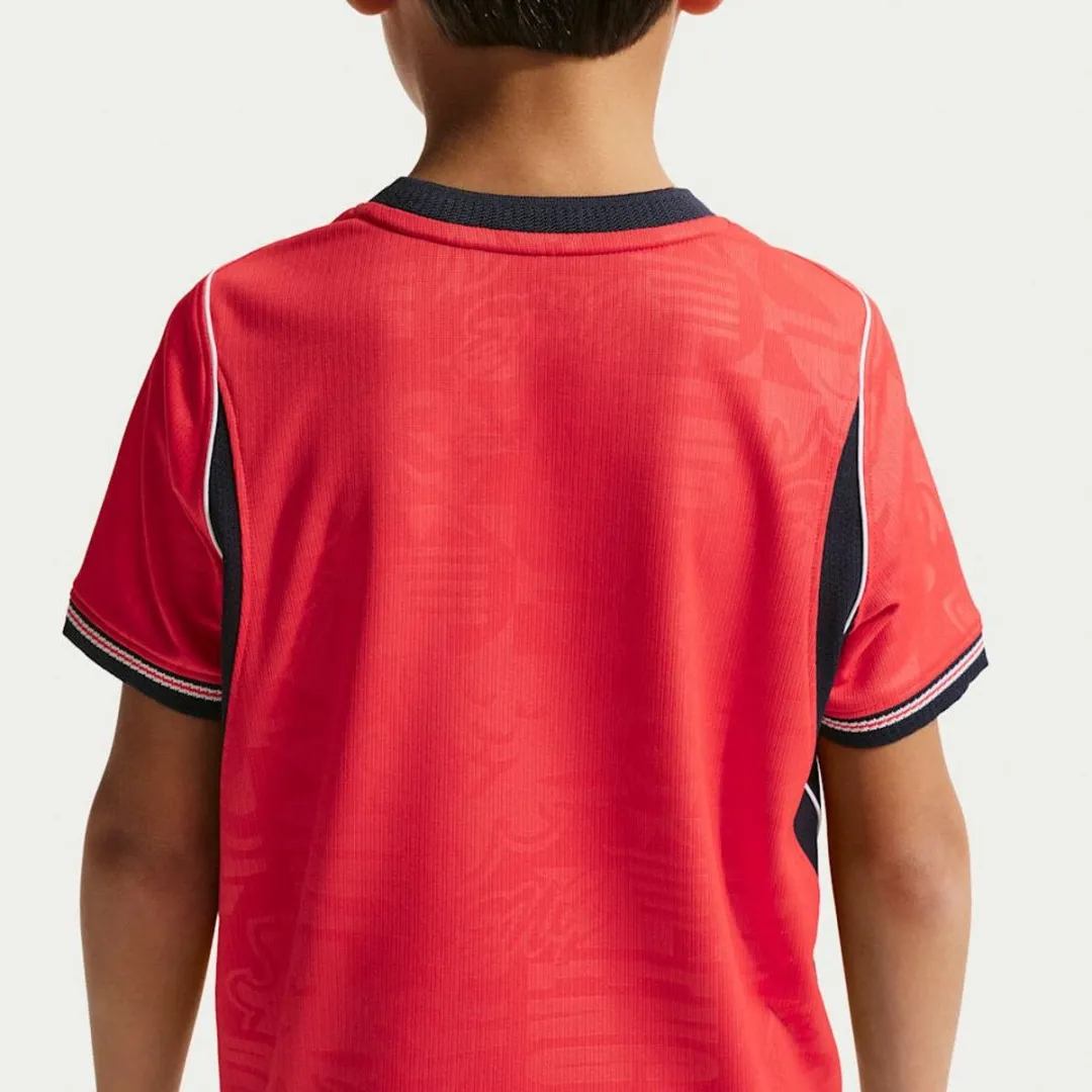 Nike Engeland Tenue WK2026 Junior - M - Rood/Dark Blauw
