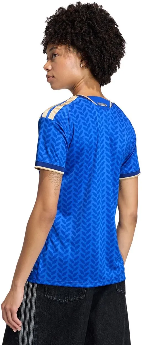 Adidas Italië Thuis Shirt Dames L - Blauw/Goud
