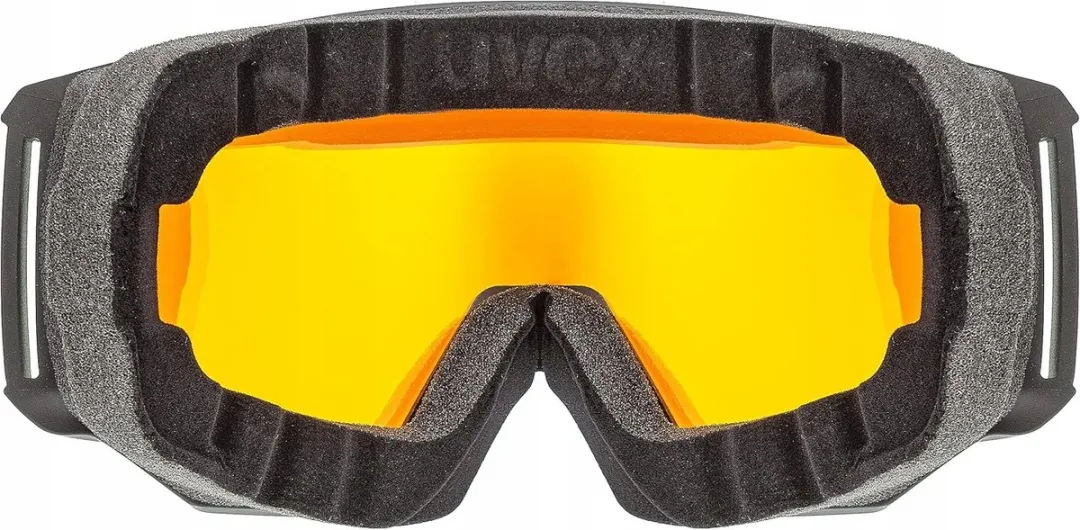 Uvex Sferische Skibril Groen Anti-Mist UV400 - Zwart