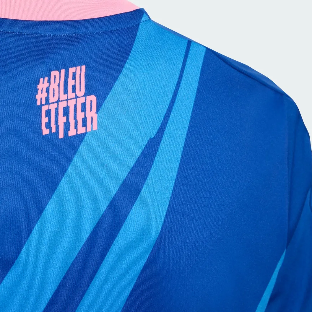 adidas Performance FFHB Wedstrijdshirt Jeugd KG7513 - 140 - Blauw