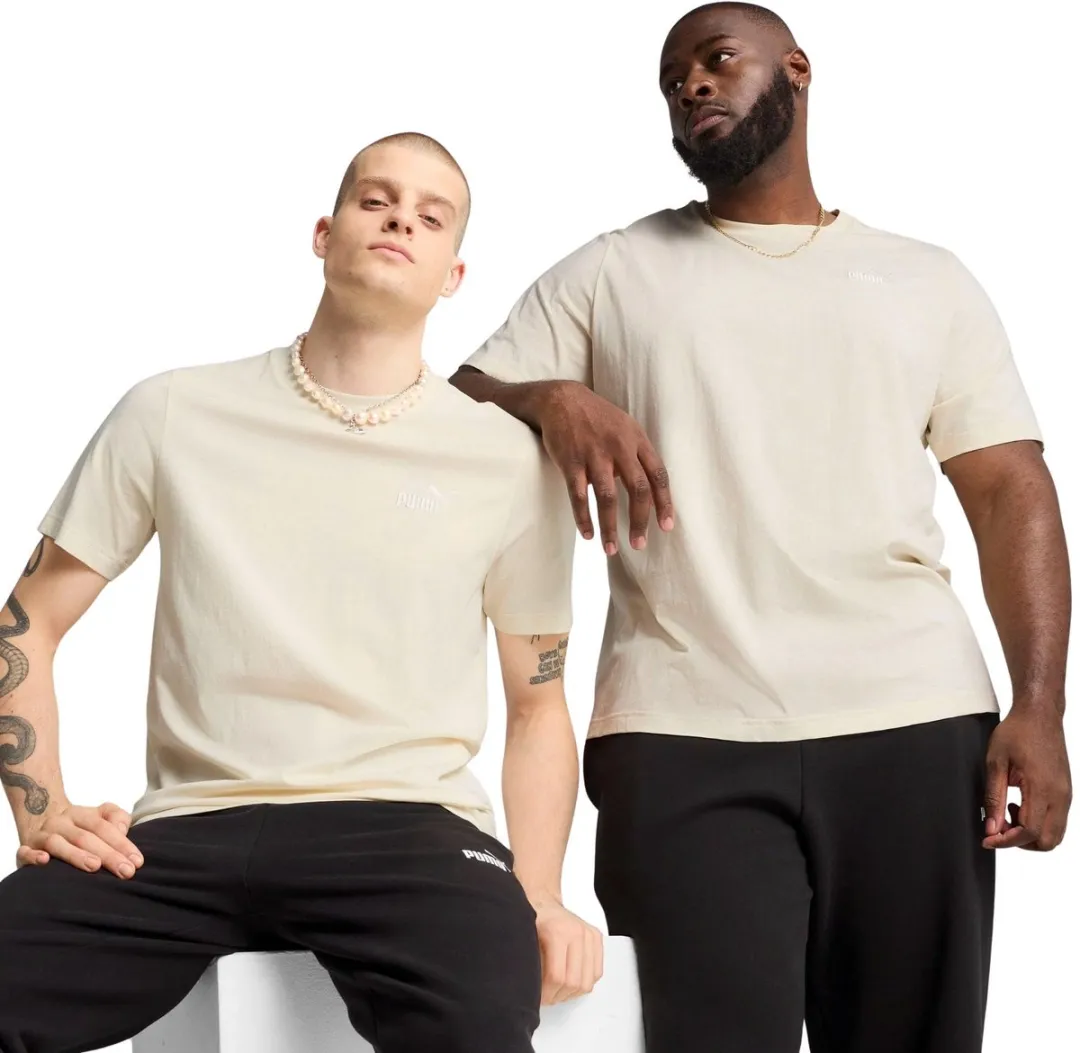 PUMA ESS Small No. 1 Logo Tee - Maat M - No Dye
