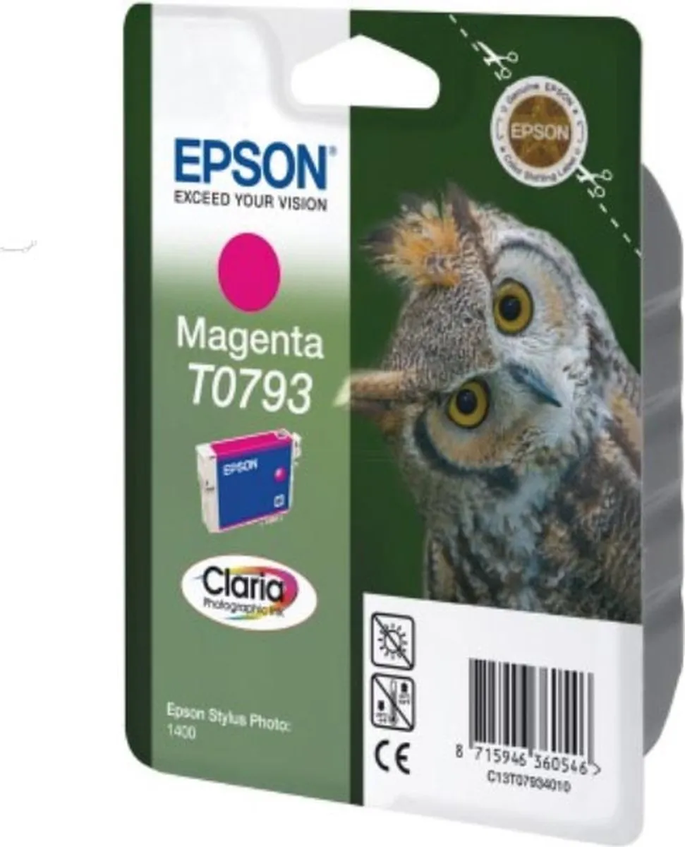 Epson T0793 Magenta Inktcartridge - 11ml