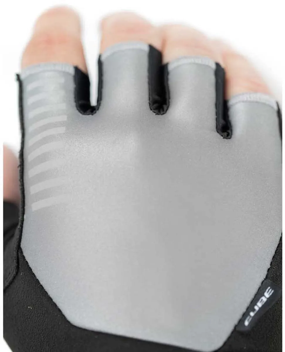 Cube X Nf Korte Handschoenen - Grijs/Geel