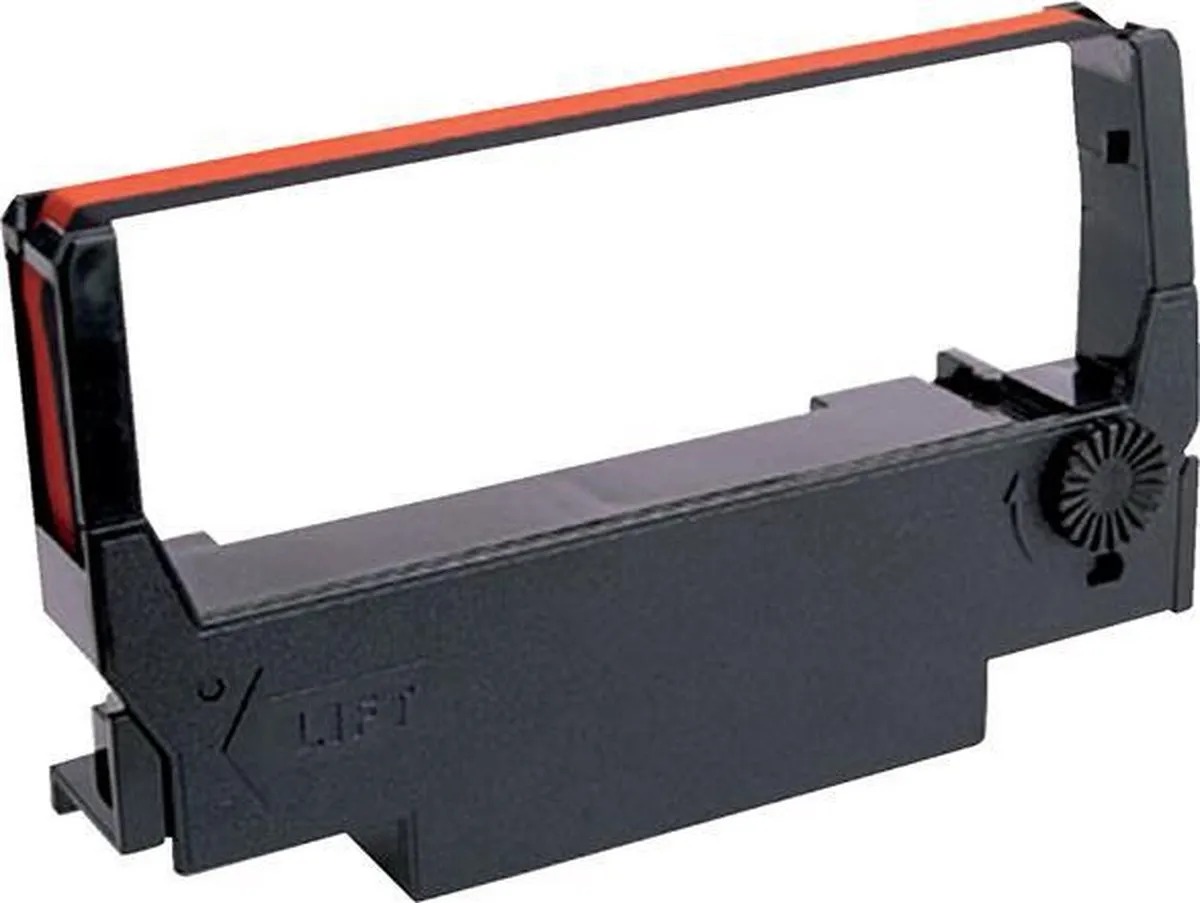 Epson ERC38BR TM-300 Ribbon Cartridge - Zwart/Rood