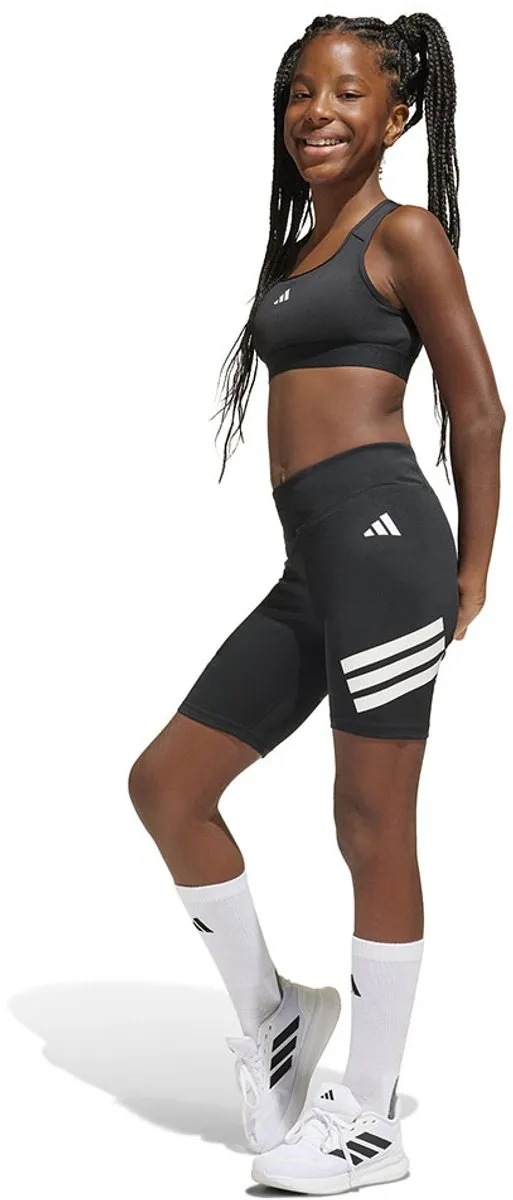 Adidas All Sports Optime Nxt Biker Korte Leggings - 5-6 jaar - Zwart