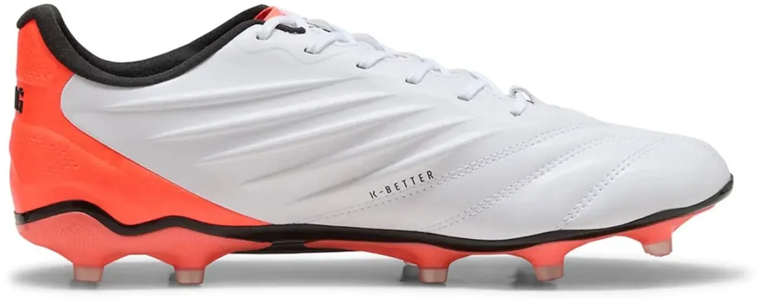 PUMA King Pro FG/AG Voetbalschoenen - 41 - Wit