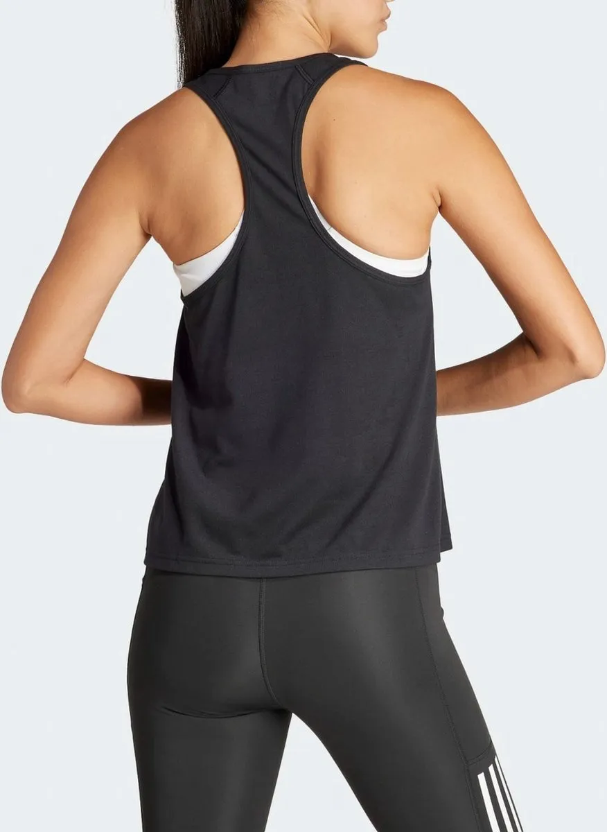 Adidas Train Essentials Minimal Tanktop Dames - S - Zwart