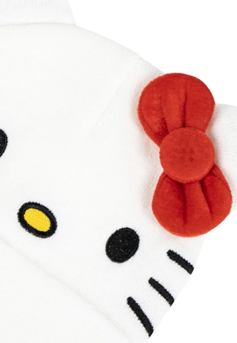 Hello Kitty Muts en Wanten - Wit Multicolor