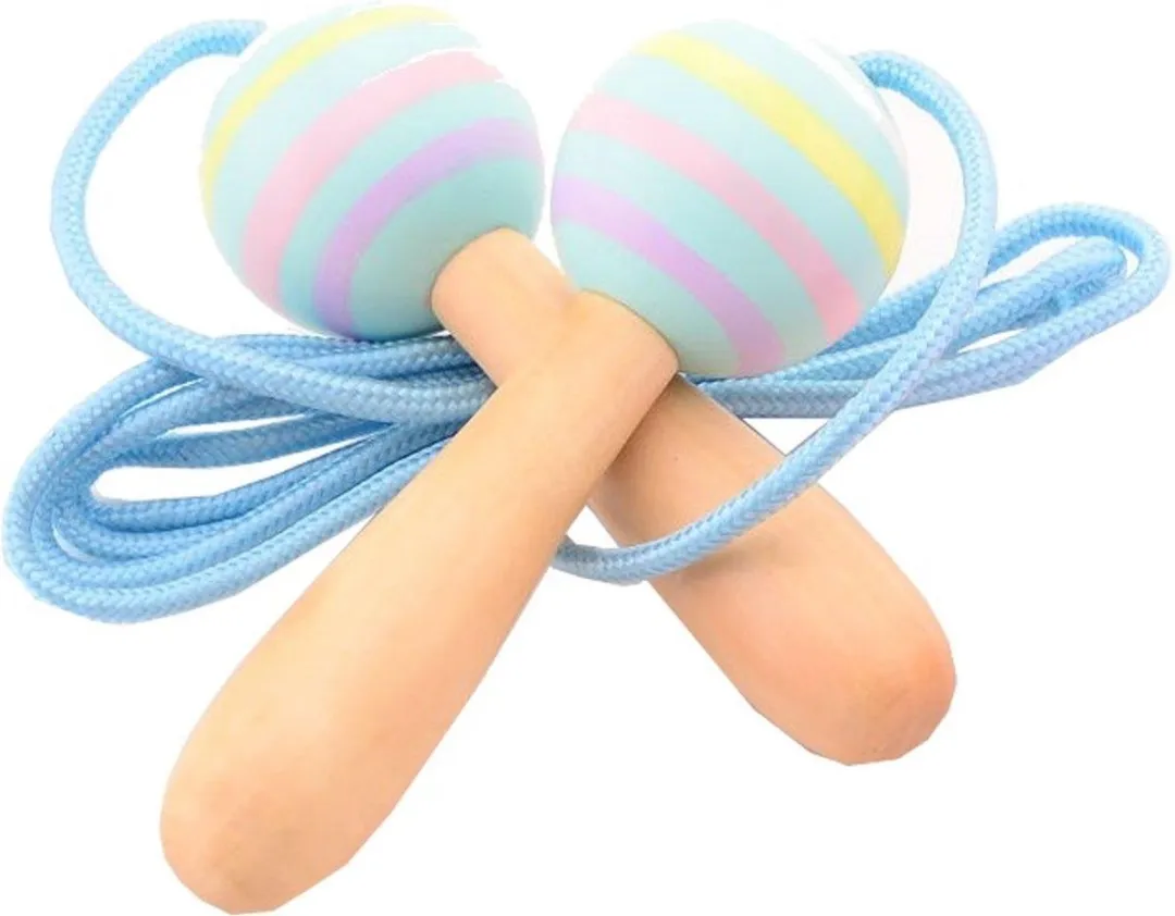Johntoy Springtouw Blauw 210cm