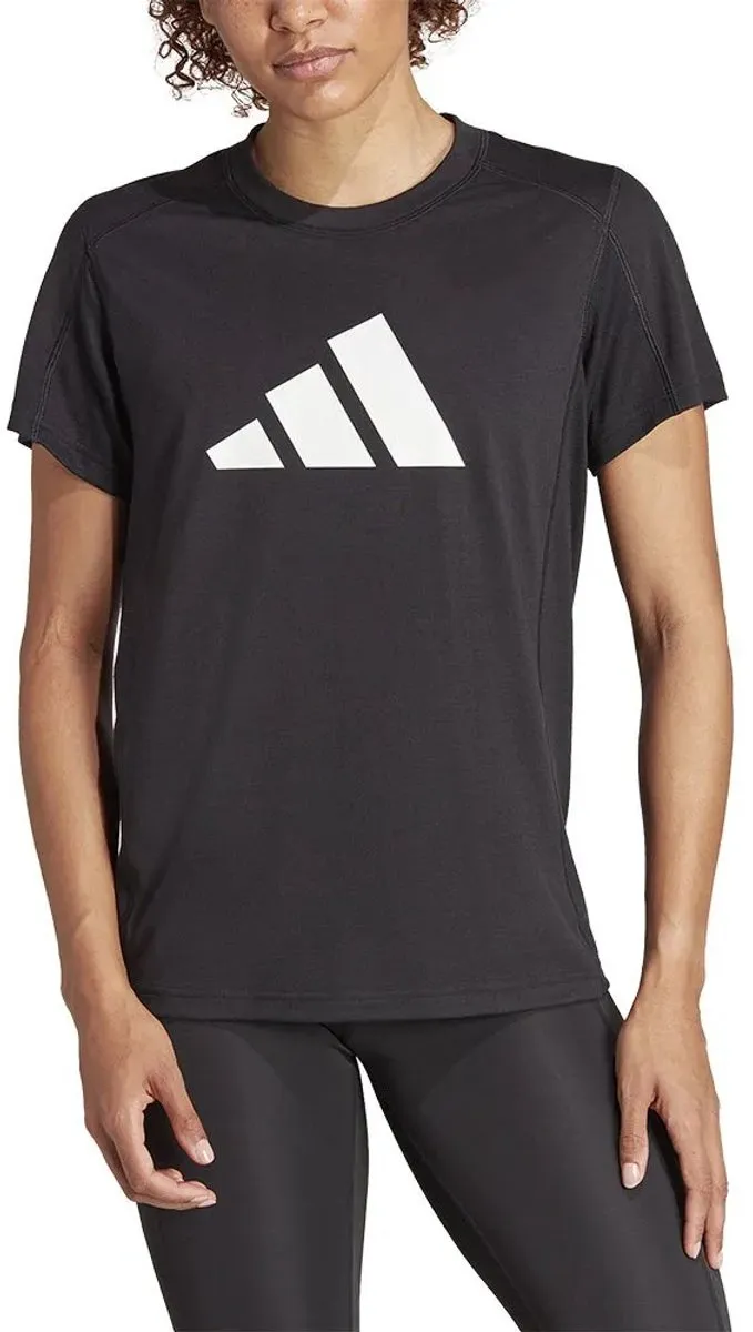 Adidas Train Essentials Logo T-shirt - M - Zwart
