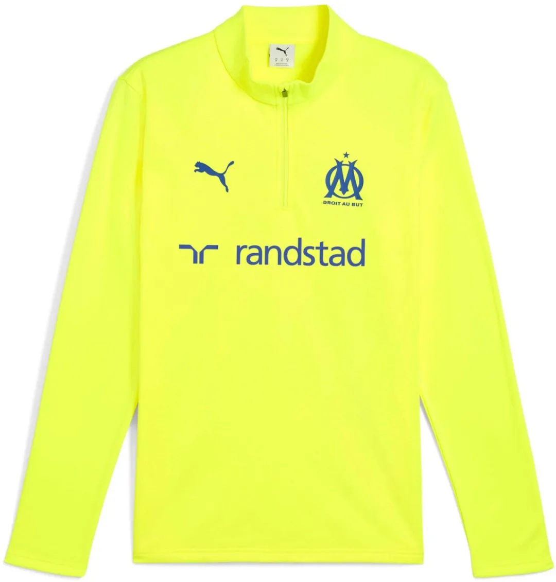 PUMA OM 2025/26 Trainingshirt - M - Geel