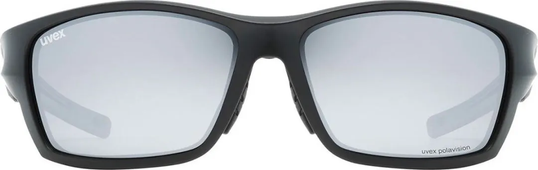 Uvex Sportstyle 232 Spiegelzonnebril - Zwart Mirror Silver