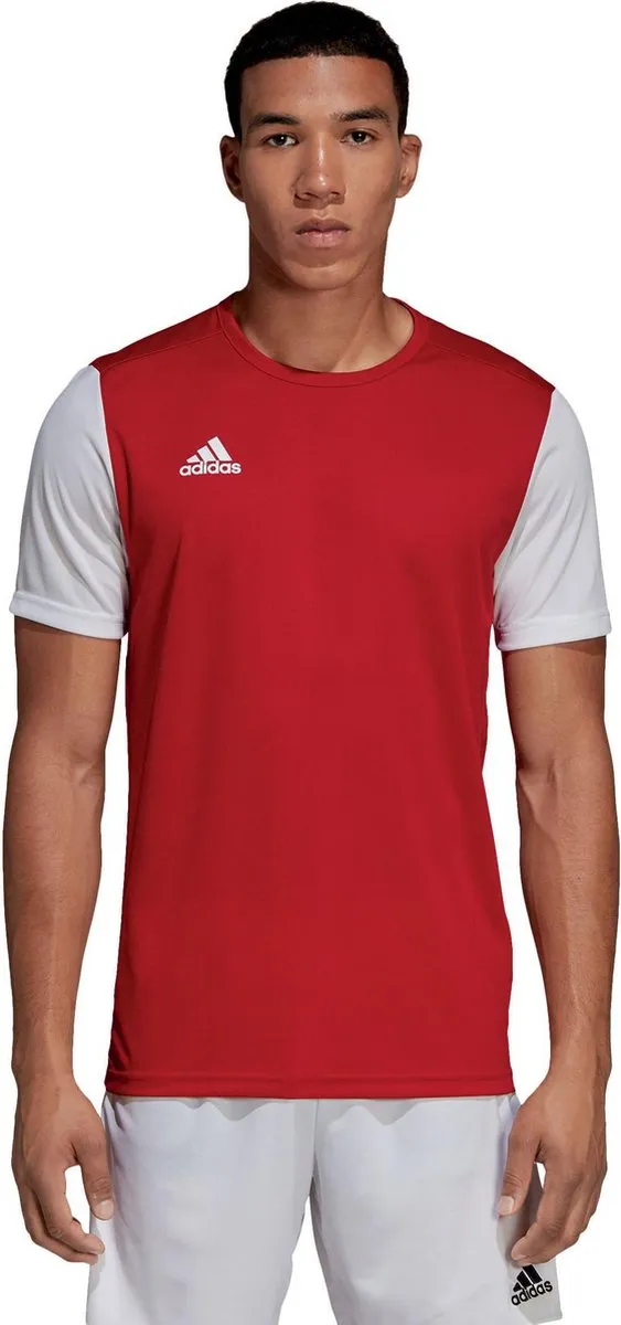 adidas Estro 19 Sportshirt XXL - Rood/Wit